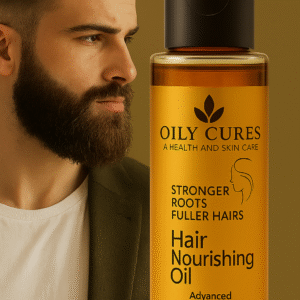 Oilycures Hair Oil – For Men | Beard & Scalp Formula